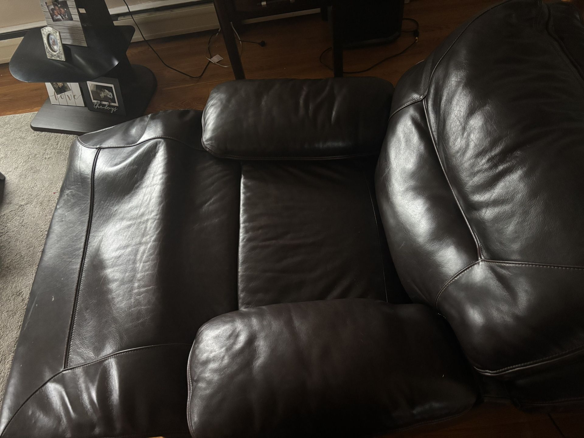 Brown Leather Recliner