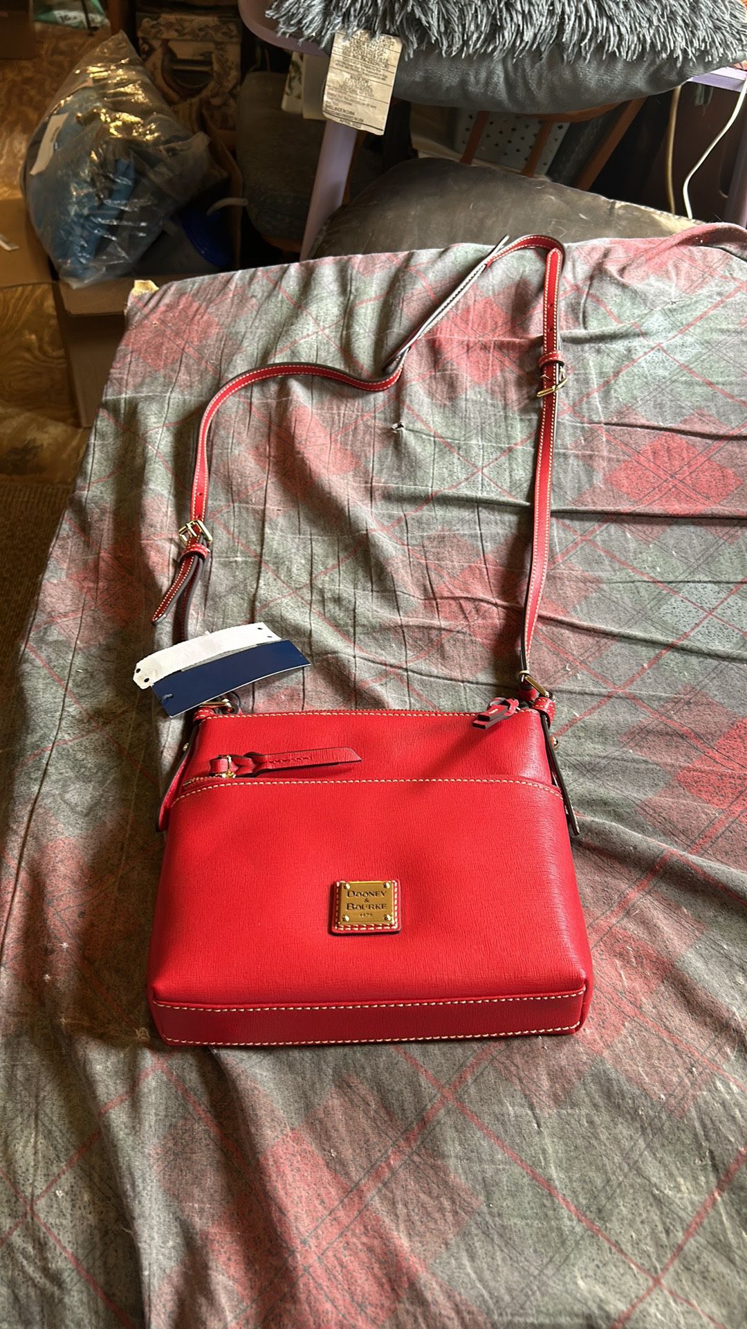 Red Leather Carrier