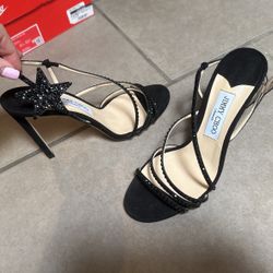 Jimmy Choo Embellished Star Crystal Lynn Heels for Sale in