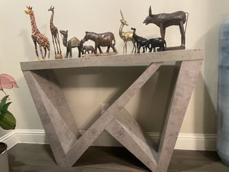 Monarch Specialties Accent Table, 48", GREY