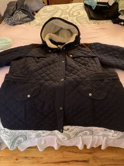 WOMENS SIZE 3X QUILTED COAT- FROM MACYS