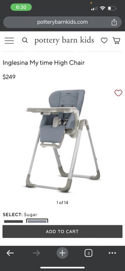 Pottery Barn Inglesina High Chairin Sugar Color