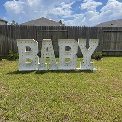  Baby Marquee Letters