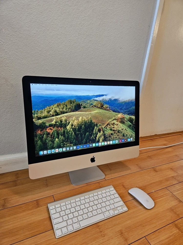 Imac 21 inch core i5 8gb 256gb ssd, final cut,logic,Adobe, office,or best offers