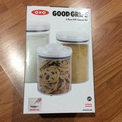 OXO 3 Pic Pop Canister Set 