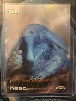 2025 Topps Chrome Star Wars Max Rebo Refactor