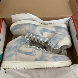 Nike Dunk High SE Shoes "Celestine Blue" Sail FD0882-400 NO BOX 📦 NEW SZ 12