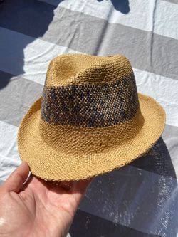 Straw Hat Fedora for men or woman