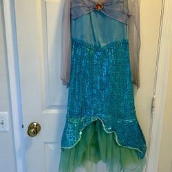 Ariel Disney Princess Child Dress Size M (7/8)