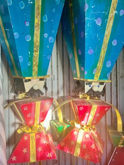 QUICK RESELL SALE: Giant 6ft Metal Christmas Nutcrackers (Pair) - Christmas in July!