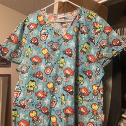 Marvel Scrubs Nursing Medical 2X lightly used. 