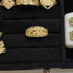 Gold Filled Nugget Ring 