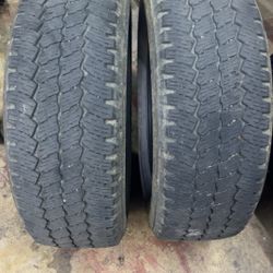 2 Used Bridgestone 275/65/20