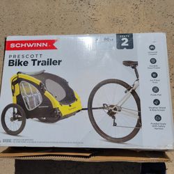 Schwinn Prescott Bike Trailer 2 Seater 