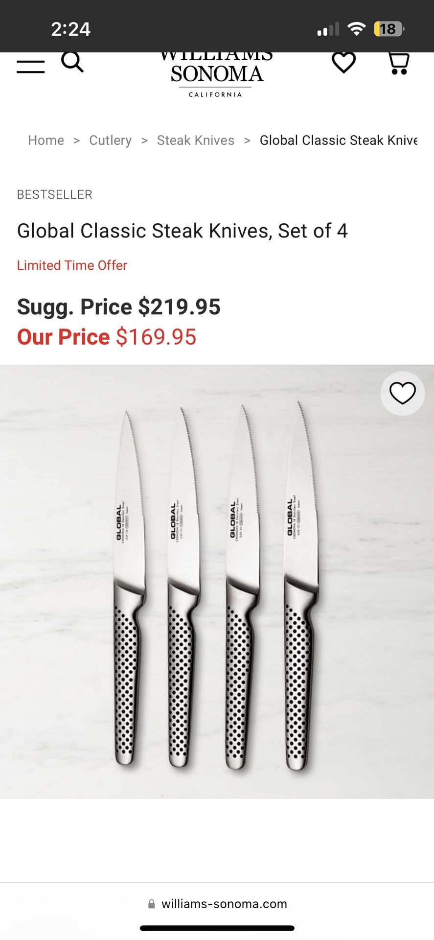 Global Knife Set (4) for Sale in Cathedral City, CA - OfferUp