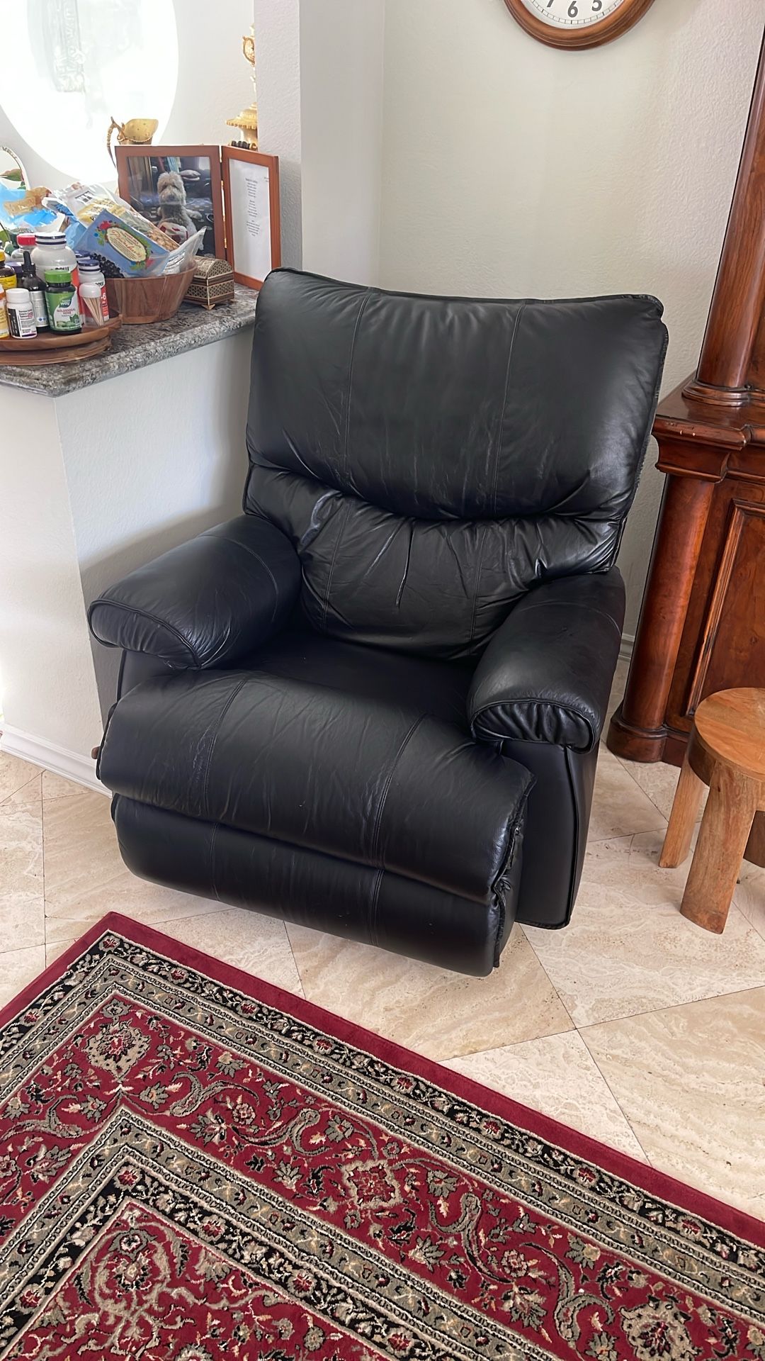 Lazyboy Leather Recliner Chair