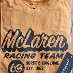 McLaren Racing Tee-shirt: Size LG