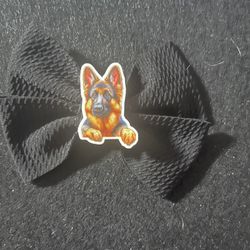 German Shepherd Hair Bow