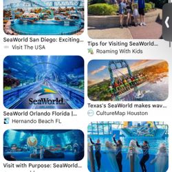 SEAWORLD Aquatica Busch gardens TICKETS >> $40 ! Meet At Gate ! Etc 