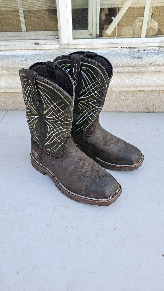 Size 9 EE Ariat Work Boots Steel Toe