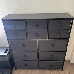 Large Black Dresser 43H 38W 