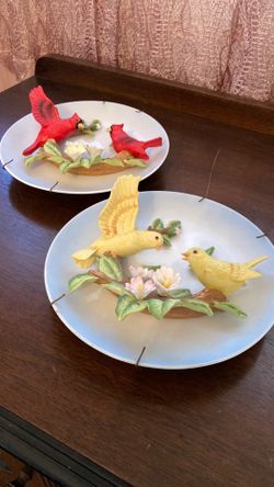 Wall Plates,  Jonathon Byron American Signature Limited Edition 8 1/2”. Both One Price 