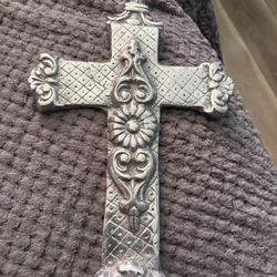 ARTE GIAN CARLO DELUXE METAL CAST CROSS HONDURAS  