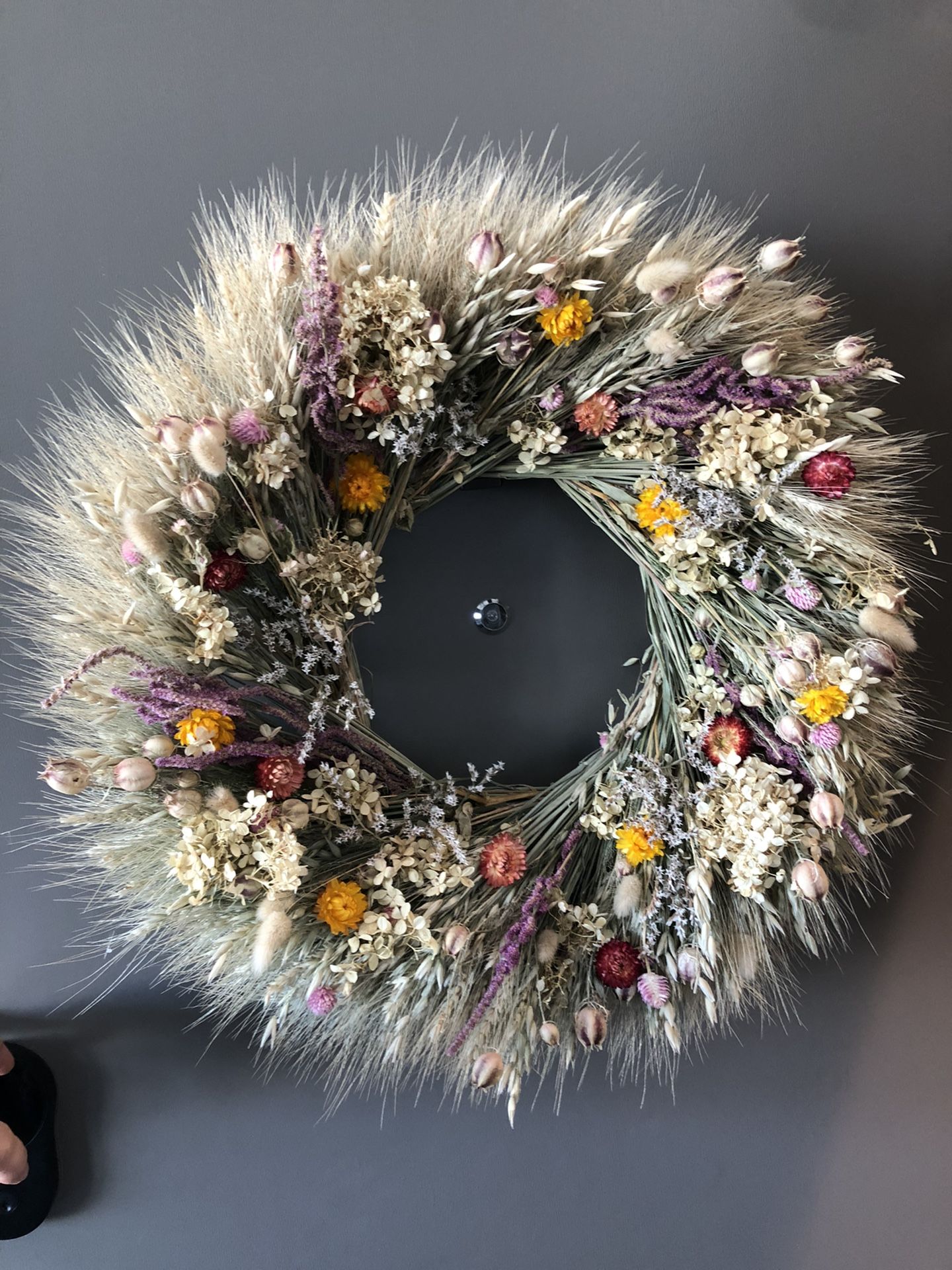 Preserved Meadow Petals Wreath