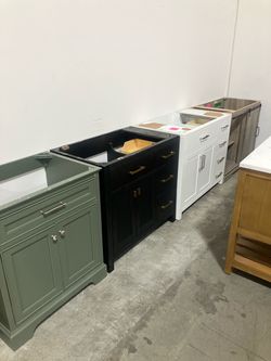 Moving Sale!!! Bathroom Vanity Cabinets with No Top (minor damages) Starting at $150