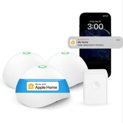 Meross Smart Water Sensor Alarm 3 Pack