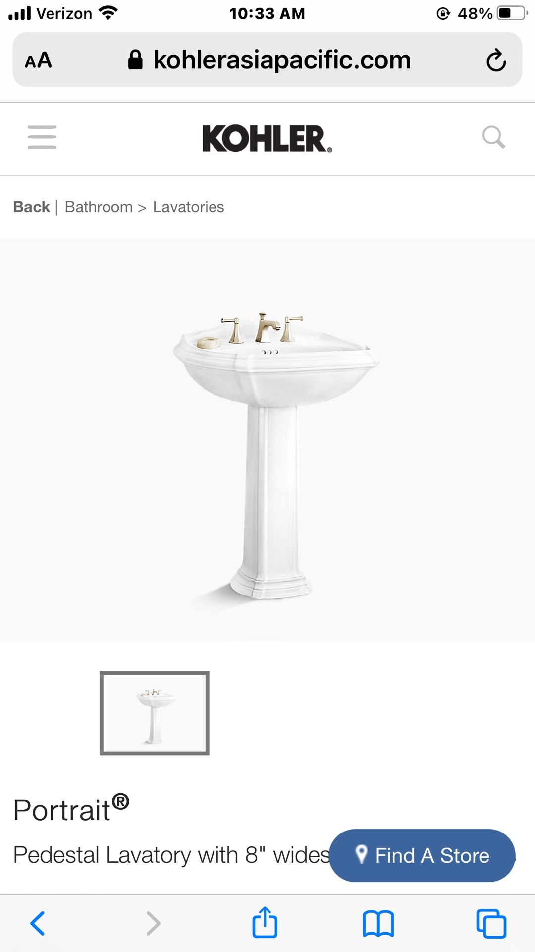 Pedistal Sink And Toilet