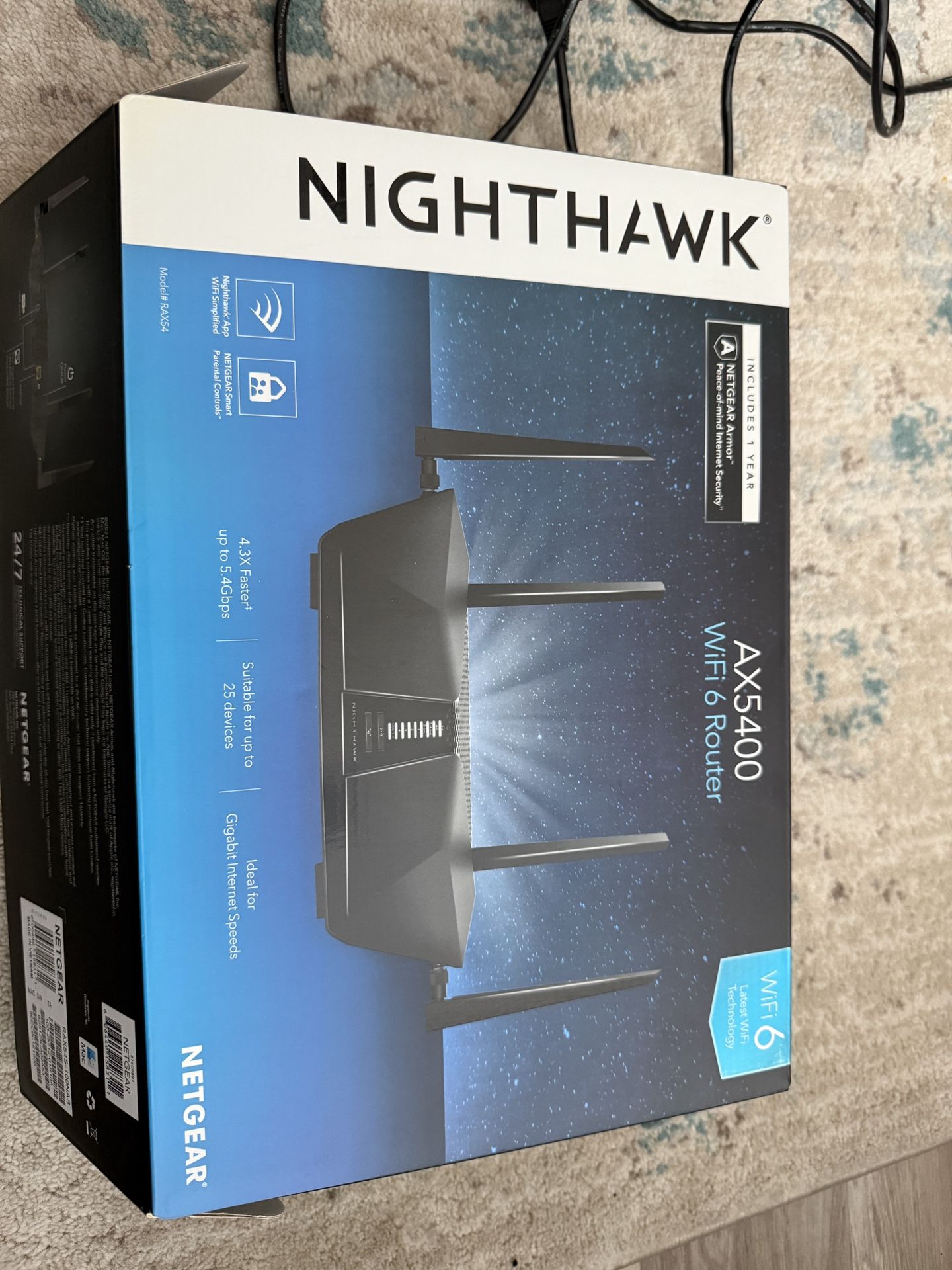 Nighthawk AX 5400 Wi-Fi 6 Router