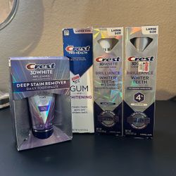 Crest Pro Health, Crear 3 D White Brilliance Toothpaste Stain Remover Large Size 