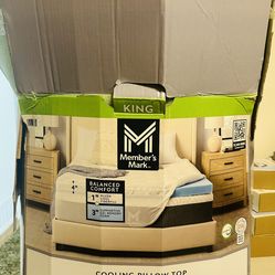 King Size 4-Inch Cooling Gel Memory Foam Topper (Minor Tears)