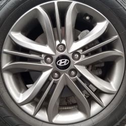 Hyundai Elantra Rims Genesis Wheels Santa Fe Veloster Kona Accent Tucson