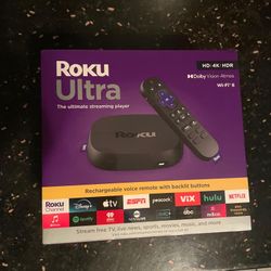 New Roku Ultra 4k Streamer