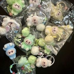 Mini Labubu keychains Bundle Of 2