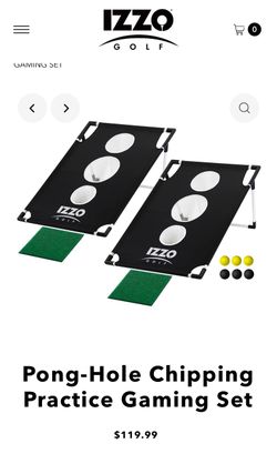 Pong-Hole Chipping Practice Gaming Set