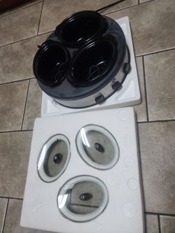 GE 3 crock round slow cooker