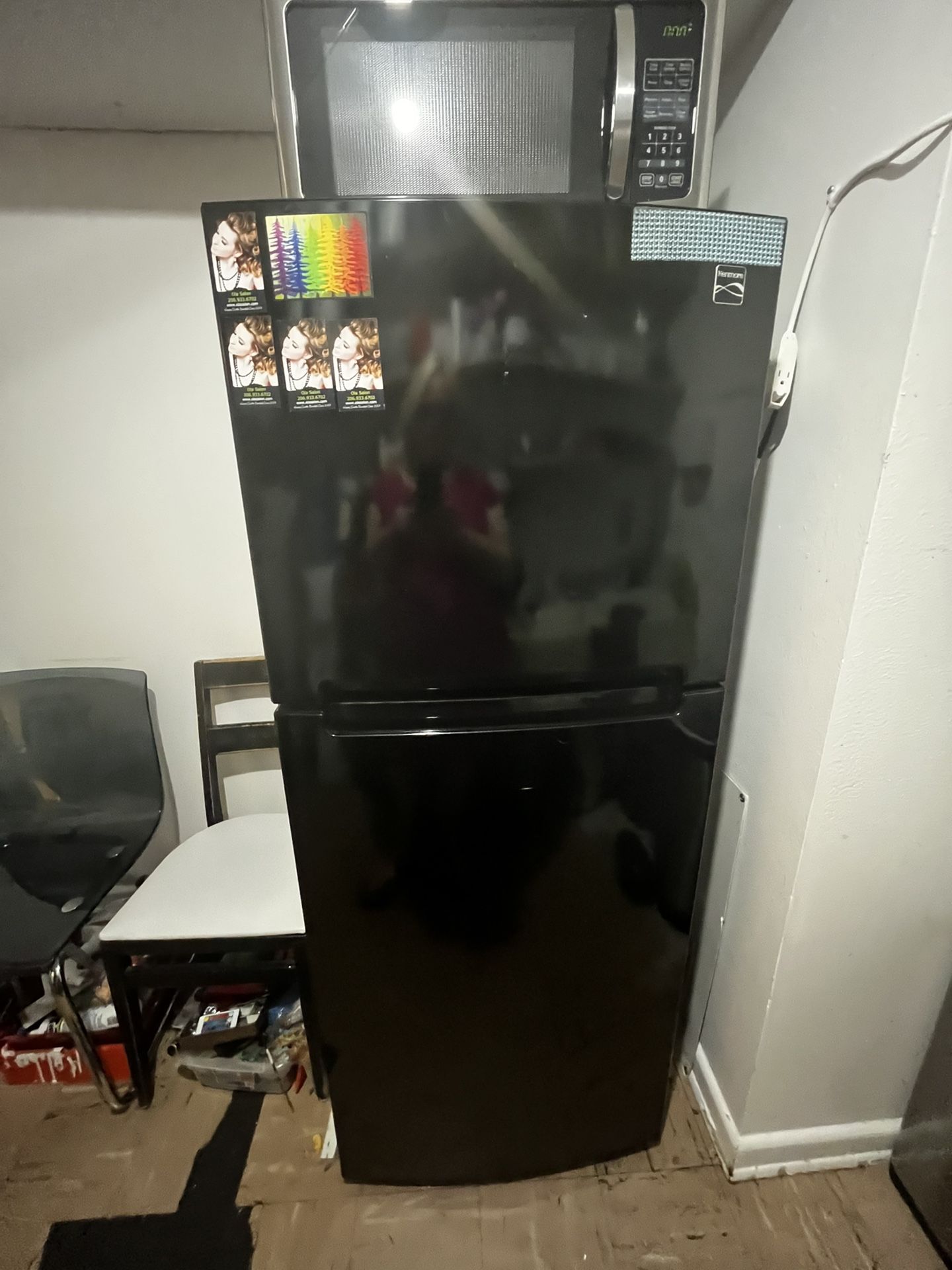 π§ Compact Refrigerator (Black, Top Freezer) β Kenmore