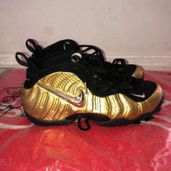 Nike Air Foamposite Pro Metallic Gold Size 11.5