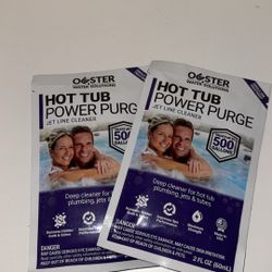 2 Hot Tub Powder Purge Get Line Cleaner 