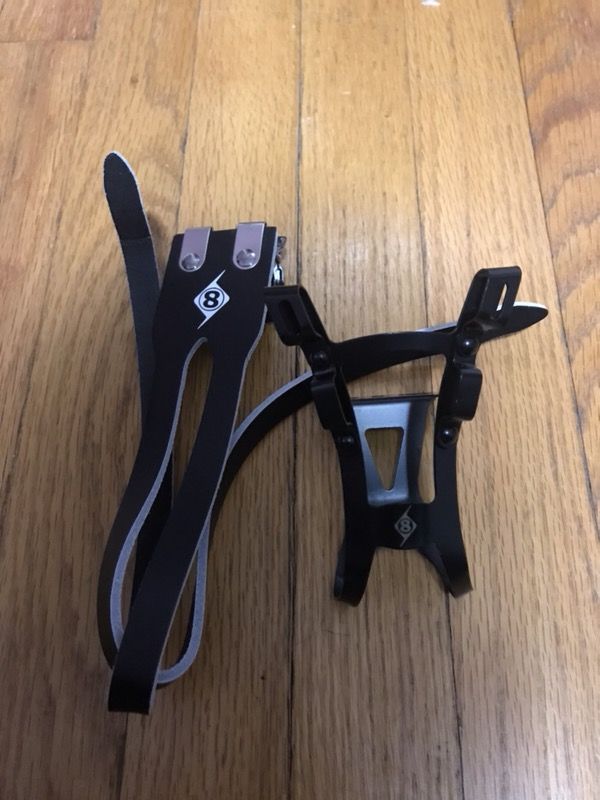 Origin 8 pedal cage and strap combo