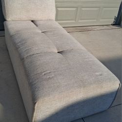 Free Delivery! Light Grey Low Profile Chaise 
