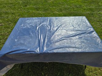 Heavy duty metal back yard table