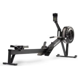 Air Rowing Machine | Foldable Gym-Quality Row Machine | 10- Damper Levels Cardio Machine for Full-Body Workout | Rowing Machine for Home Use with LED-