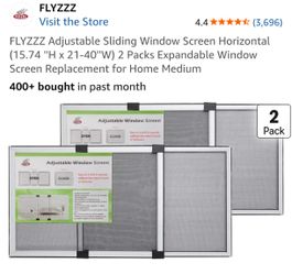 Screen Horizontal (15.74 ''H x 21-40''W)