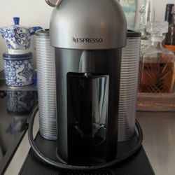 Nespresso Breville Vertuo Deluxe Coffee (Grey/Black) - Coffee Machine