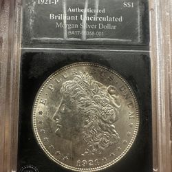 1921-P Morgan Silver Dollar 