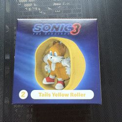 Sonic 3 Tails Yellow Roller #2 Mc Donald’s Happy Meal